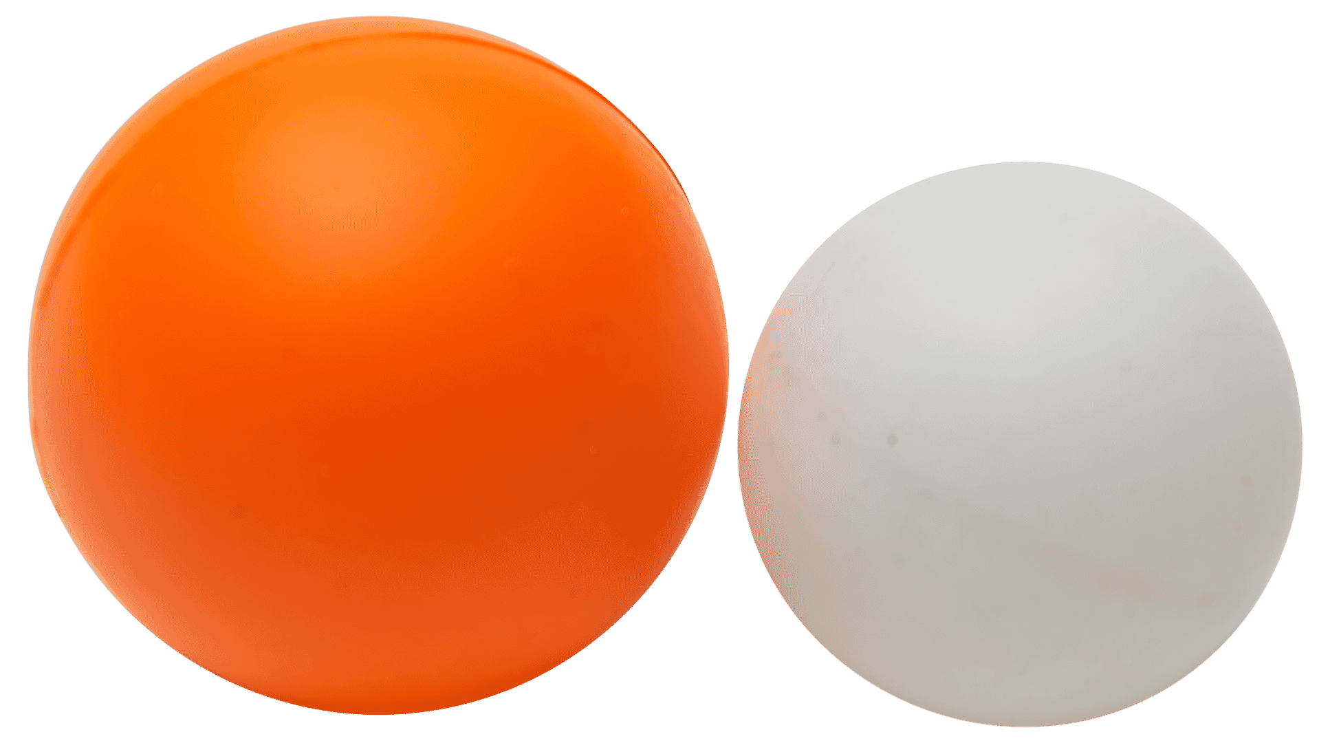 Rose kleur Schuldig fluweel Tafeltennisbal gecoat foam, 5 cm